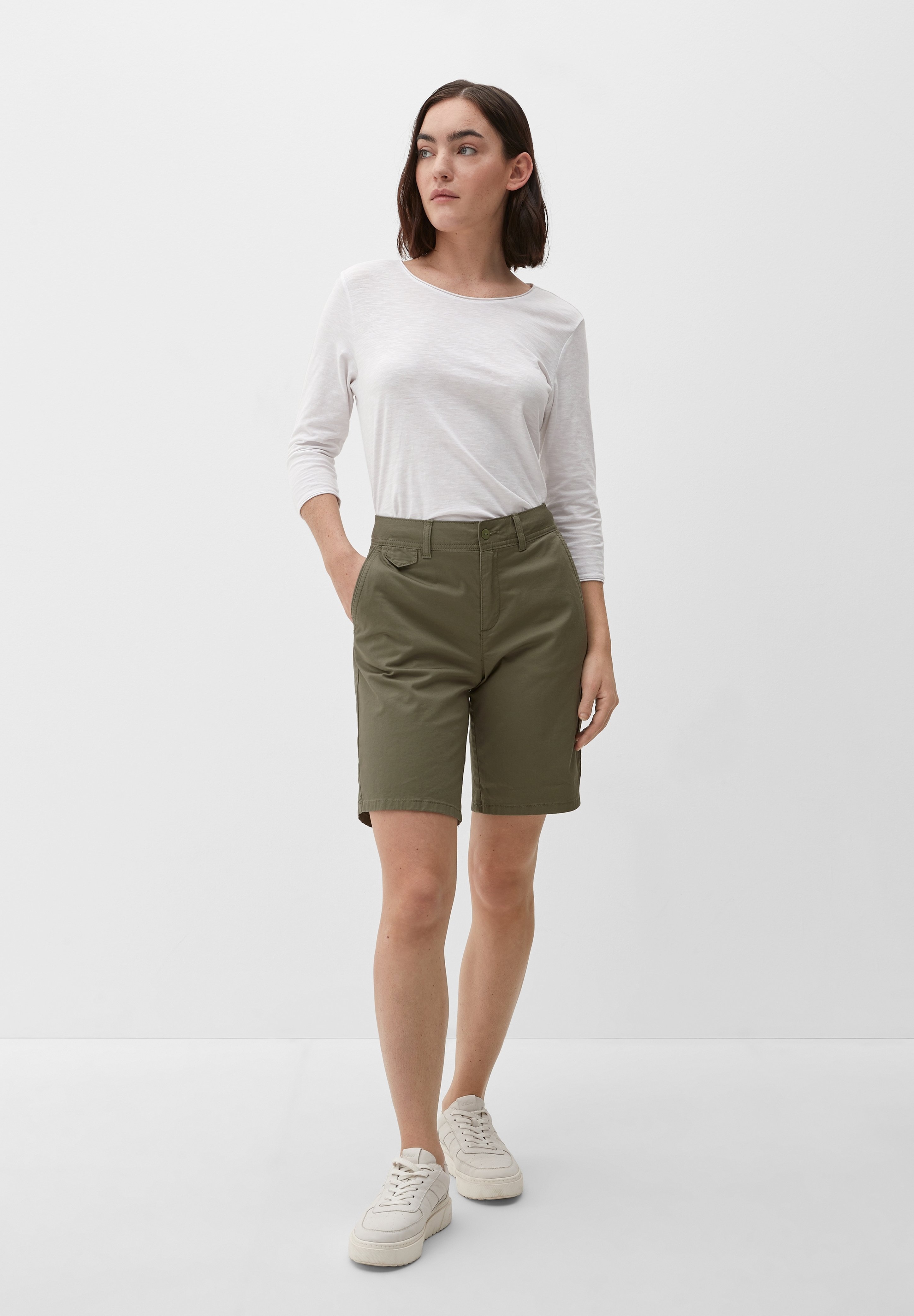 Damen shorts oliv Clearance